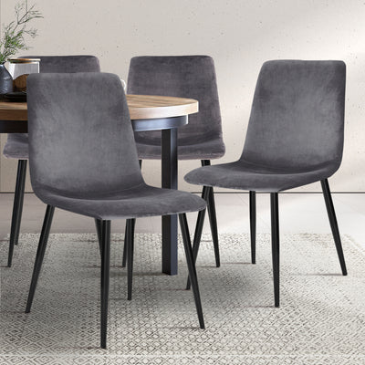 Set of 4 Artiss Modern Dining Chairs