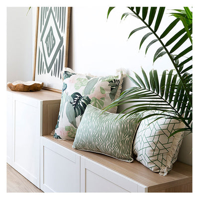 Cushion Cover-Coastal Fringe-Hanoi-60cm x 60cm