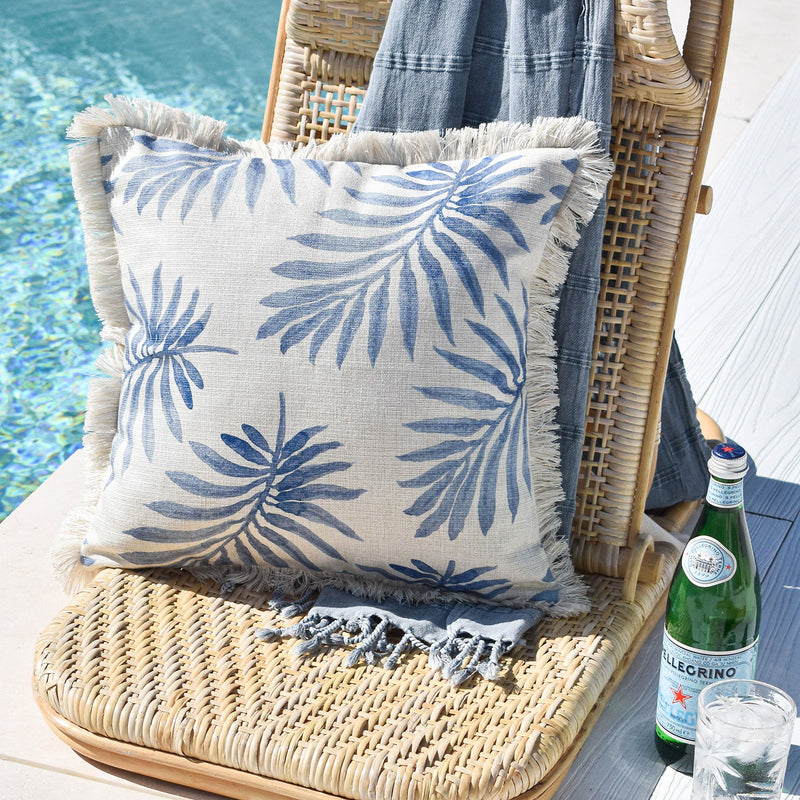 Cushion Cover-Coastal Fringe-Koh Samui-45cm x 45cm