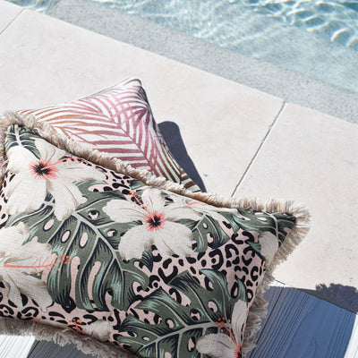 Cushion Cover-With Piping-Seminyak Rose-60cm x 60cm