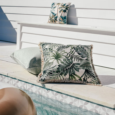 Cushion Cover-With Piping-Lunar Pale Mint-35cm x 50cm