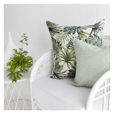 Cushion Cover-With Piping-Lunar Pale Mint-45cm x 45cm