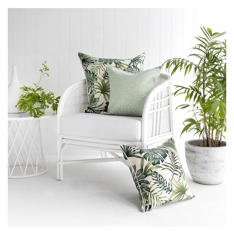 Cushion Cover-With Piping-Lunar Pale Mint-45cm x 45cm