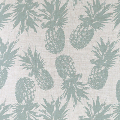 Cushion Cover-Coastal Fringe Natural-Pineapples Seafoam-35cm x 50cm