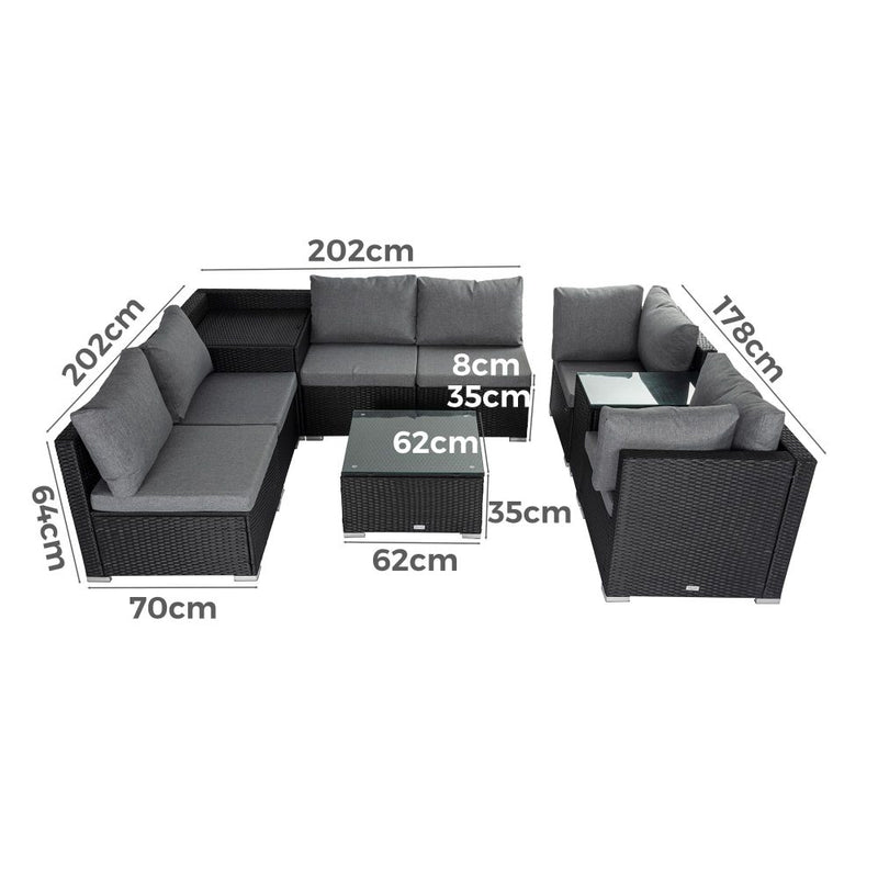 Modular Outdoor Lounge Set &