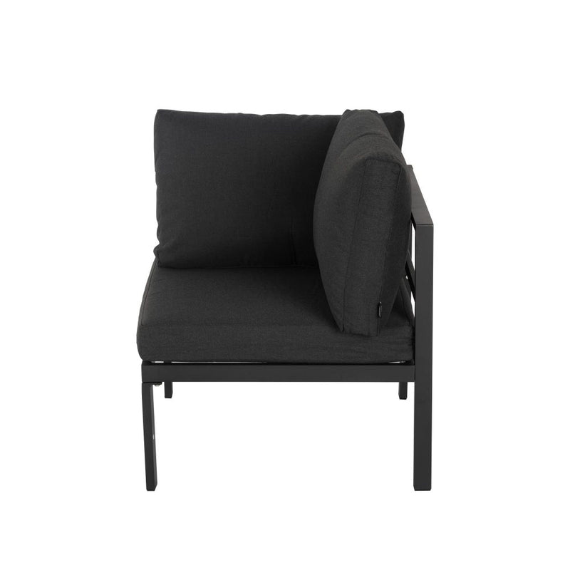 Outdoor 5 Piece Black Couch Set