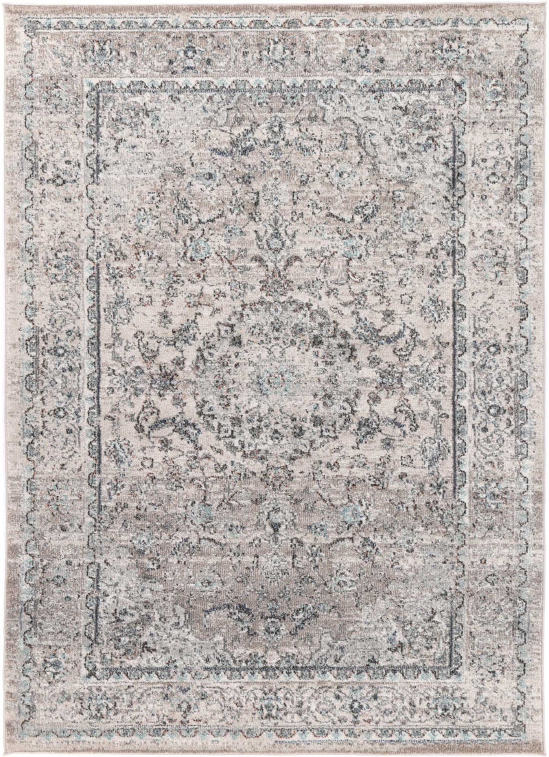 Ezra Grey Traditional Rug 160x230