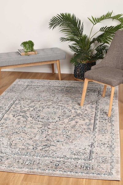 Ezra Grey Traditional Rug 160x230