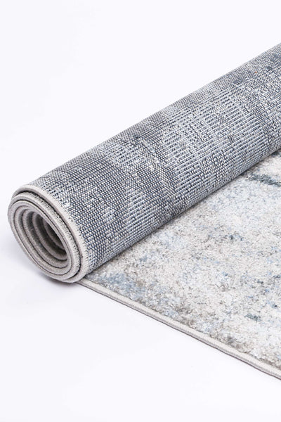 Ermina Modern Abstract Grey Rug 240x330cm