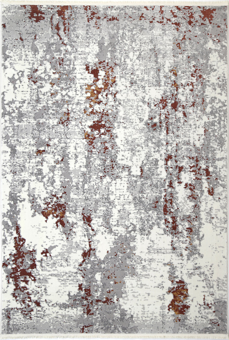 Cordelia One Modern Grey Terracotta Rug 160x230 cm