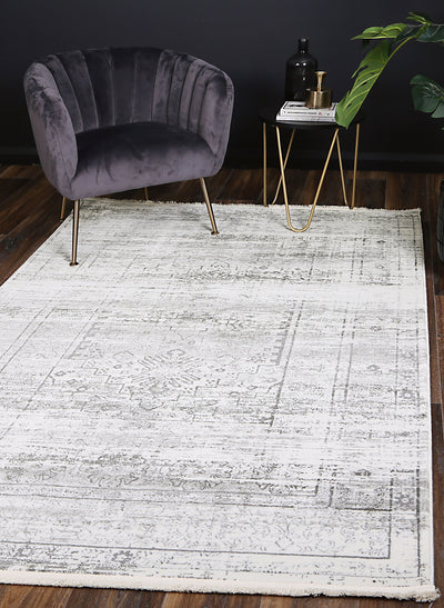 Cordelia Traditional Grey Rug 160x230 cm