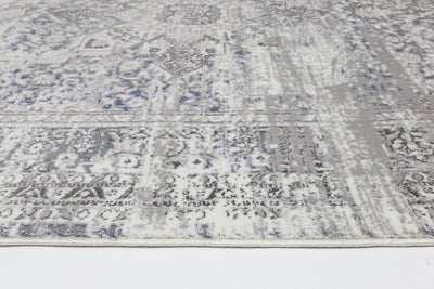 Cordelia Medalion Grey Blue Rug 160x230 cm