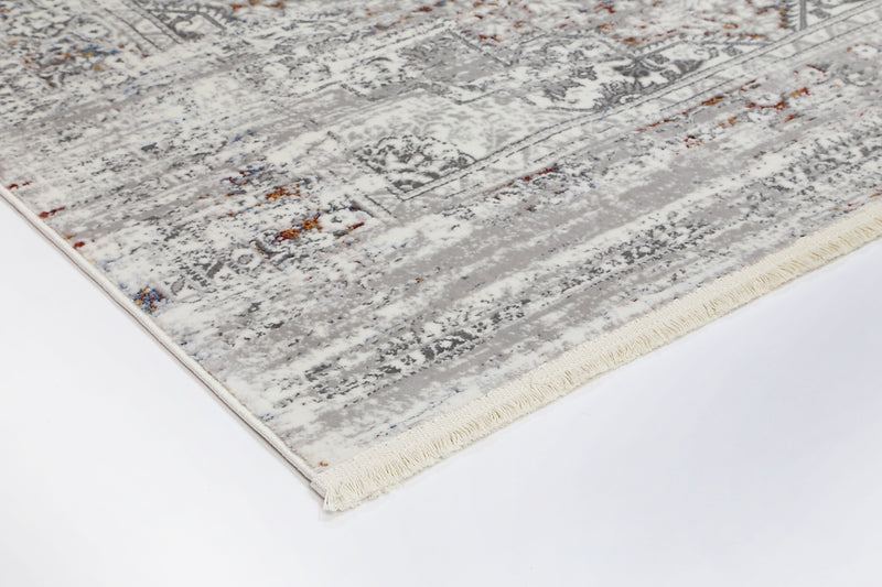 Cordelia Medalion Grey Multi Rug 160x230 cm