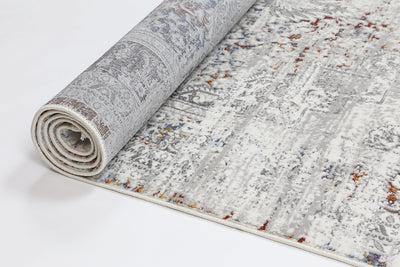 Cordelia Medalion Grey Multi Rug 160x230 cm