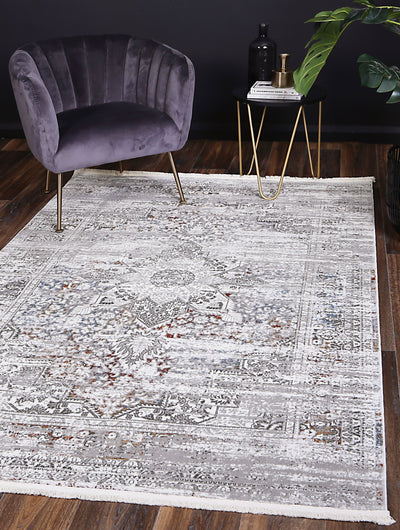 Cordelia Medalion Grey Multi Rug 160x230 cm