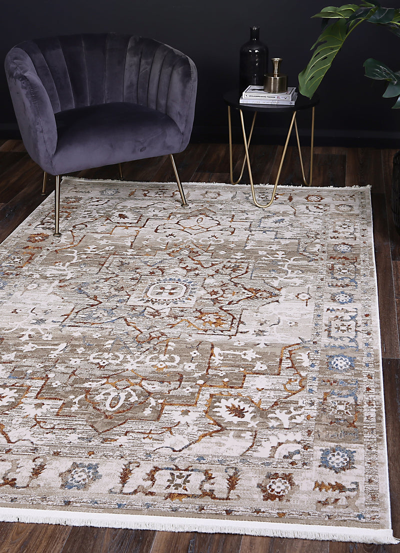 Cordelia Medalion Beige Multi Rug 200x290 cm