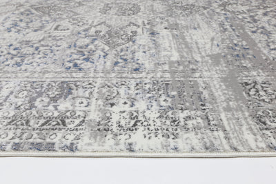 Cordelia Medalion Grey Blue Rug 200x290 cm