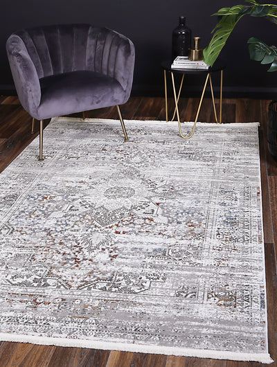 Cordelia Medalion Grey Multi Rug 200x290 cm