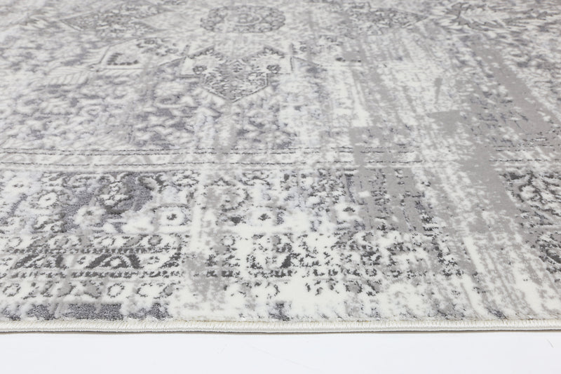 Cordelia Medalion Grey Rug 200x290 cm