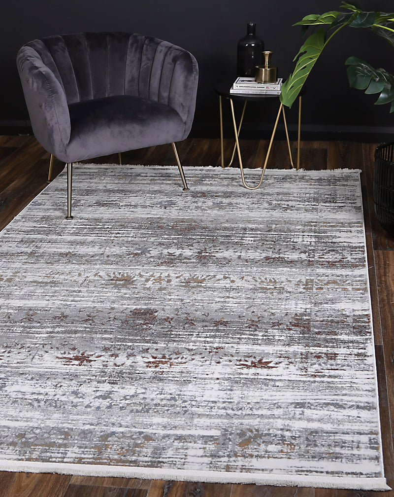 Cordelia Classic Grey Multi Rug 240x330 cm