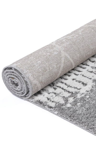 Yuzil Grey Abstract Rug 160x230cm