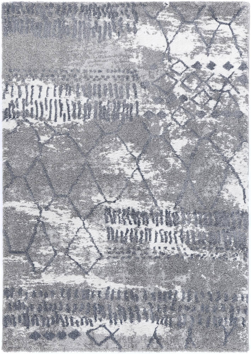 Yuzil Blue Abstract Rug 160x230cm