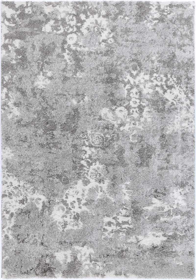 Yuzil Grey Transitional Floral Rug 200x290cm