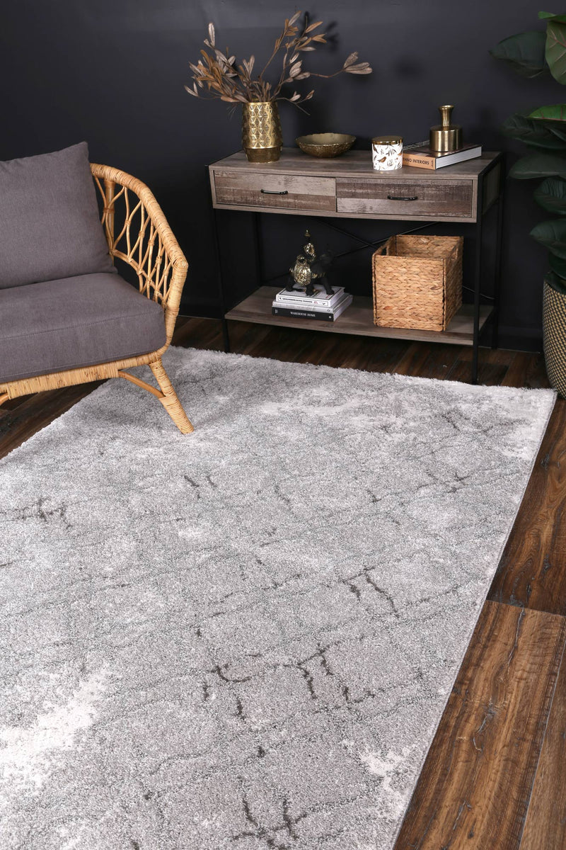 Yuzil Grey Transitional Rug 280x380cm