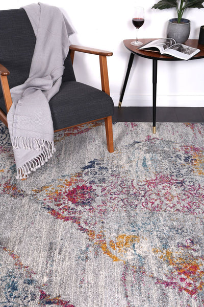 Delicate Multi Grey Oriental Rug 160x230 cm