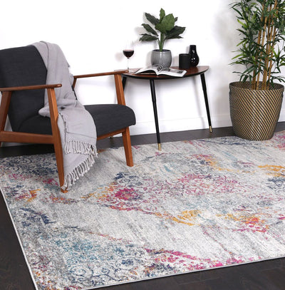 Delicate Multi Grey Oriental Rug 160x230 cm