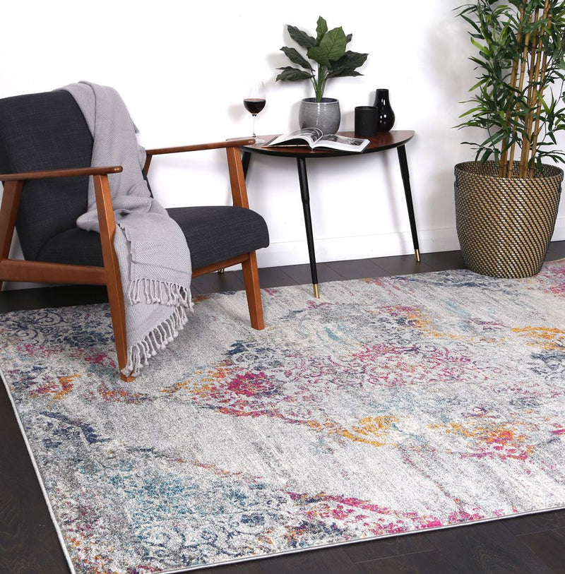 Delicate Multi Grey Oriental Rug 160x230 cm