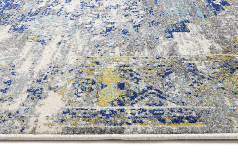 Delicate Blue Green Distressed Rug 160x230 cm