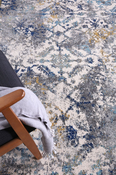 Delicate Blue Green Contemporary Rug 160x230 cm