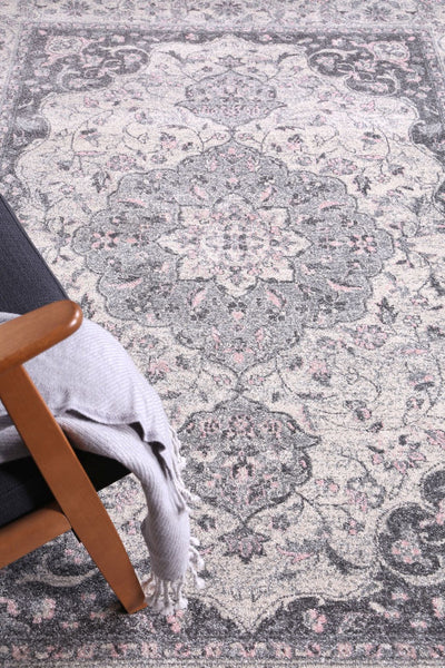 Delicate Grey Oriental Rug 160x230 cm