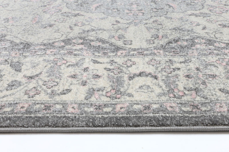 Delicate Grey Oriental Rug 160x230 cm