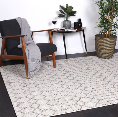 Delicate Grey Modern Rug 160x230 cm