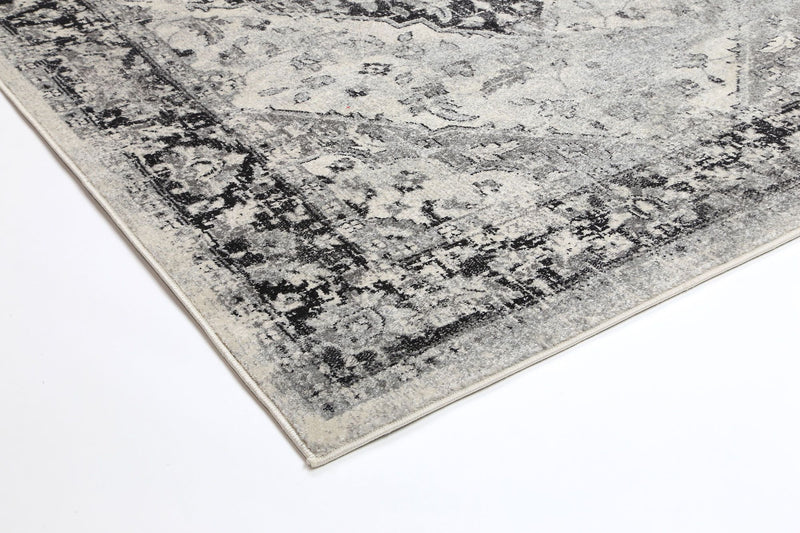 Delicate Grey Traditional Rug 160x230 cm