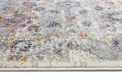 Delicate Multi Grey Traditional Rug 160x230 cm