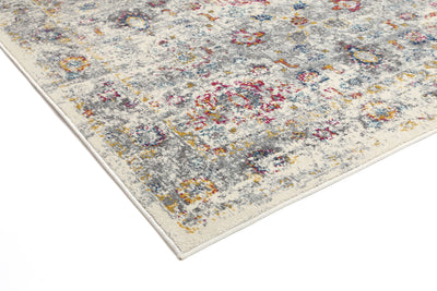 Delicate Multi Grey Traditional Rug 160x230 cm