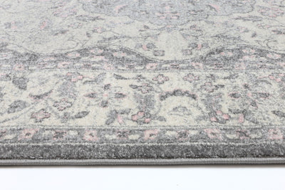 Delicate Grey Oriental Rug 240x330 cm