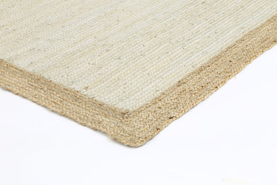 Hampton Light Pink Centre Jute Rug 150x150cm Round