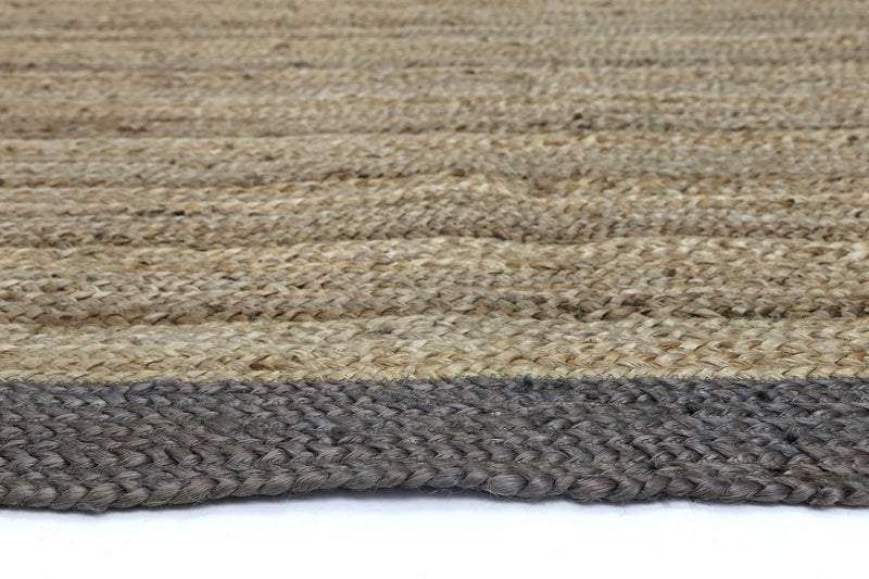 Hampton Beige Border Jute Rug 150x220cm