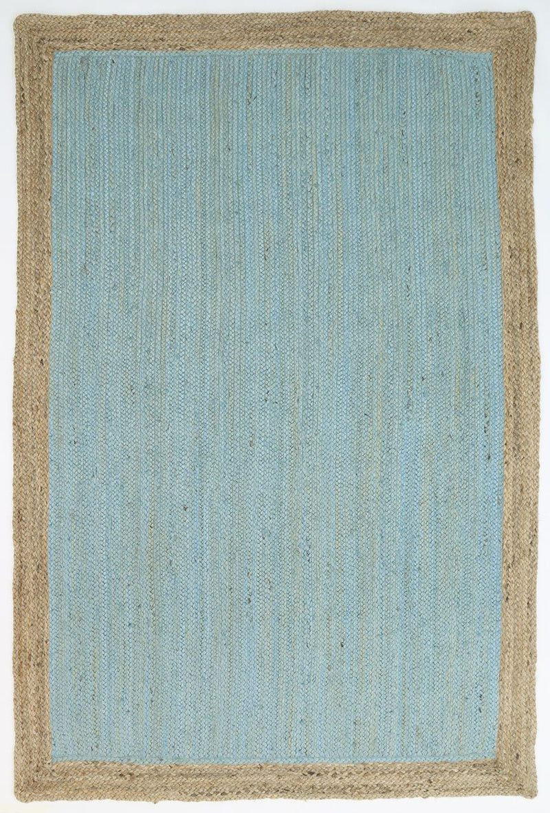 Hampton Blue Centre Jute Rug 150x220cm