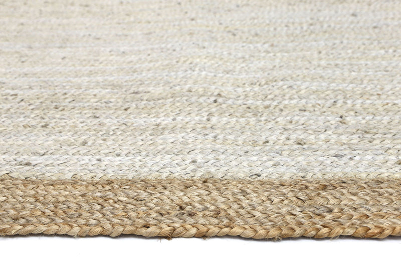 Hampton Light Pink Centre Jute Rug 150x220cm