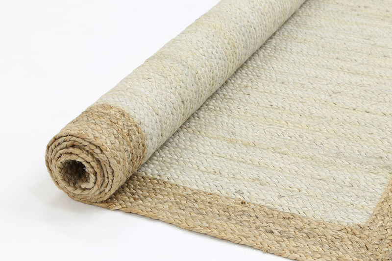 Hampton Light Pink Centre Jute Rug 150x220cm