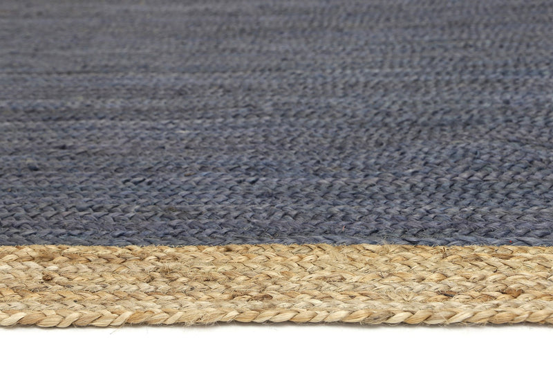 Hampton Grey Centre Jute Rug 190x280cm