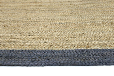 Hampton Grey Border Jute Rug 230x320cm