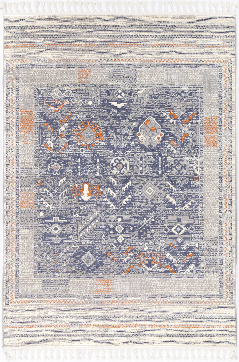 Pasto Rojas Blue/Grey Rug 240x330cm