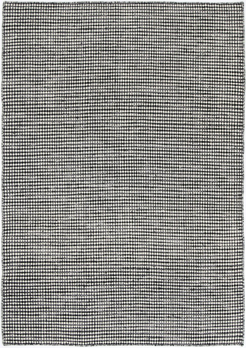 Scandi Charcoal Grey Reversible Wool Rug 200x290 cm