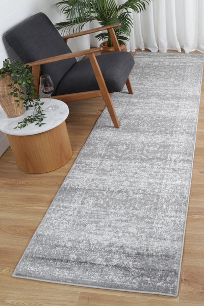 Ligures Grey Transitional Rug 160X160cm Round